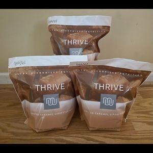 Thrive SALTED CARMEL  shakes. 3 never open bags with 16 shakes in each. 48 total